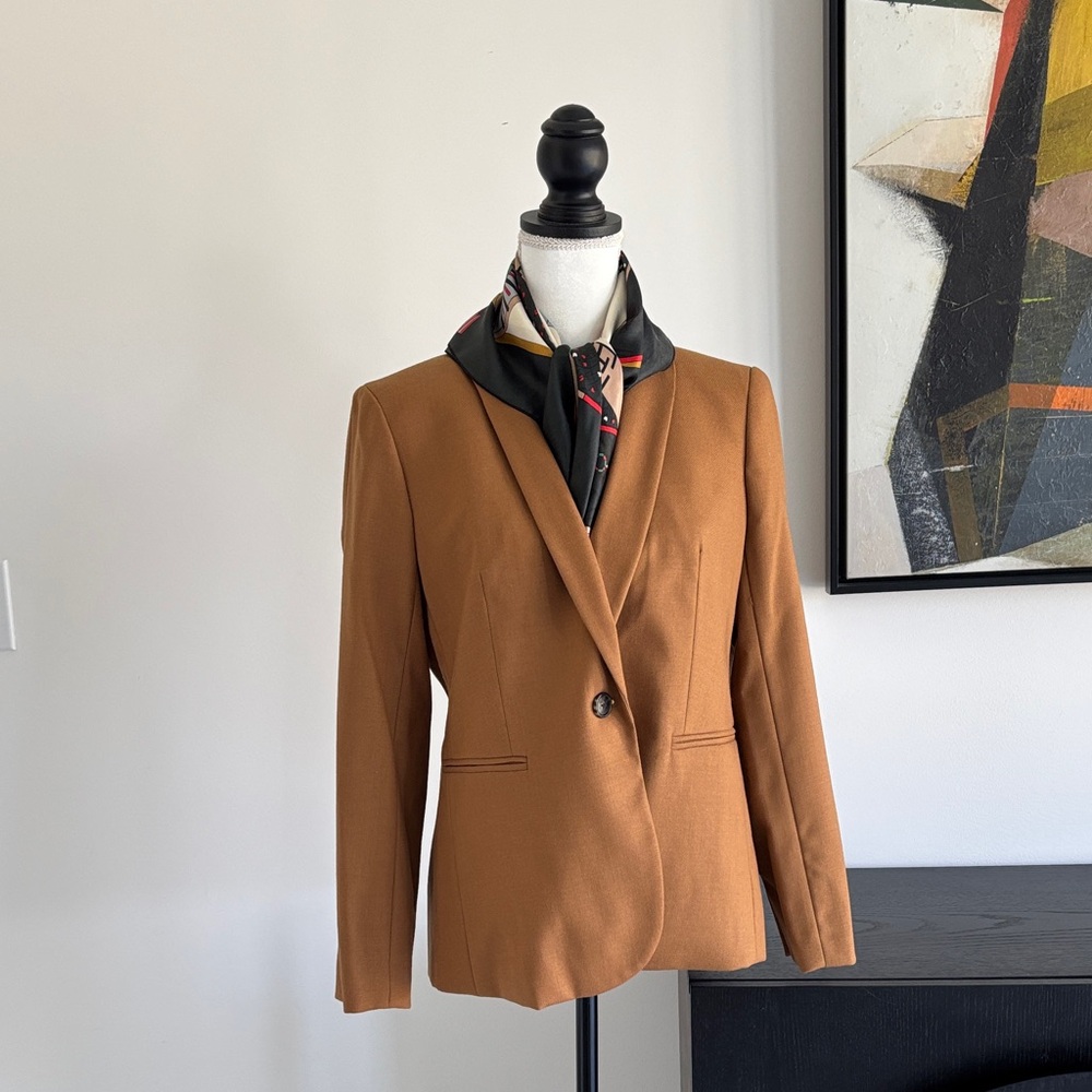 J. Crew Women's Camel Single-Button Blazer